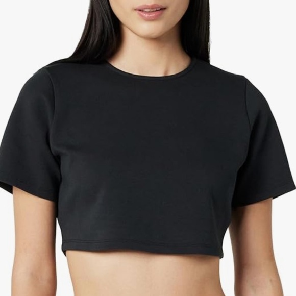NWOT The Drop Crop Top S Black - Picture 4 of 12